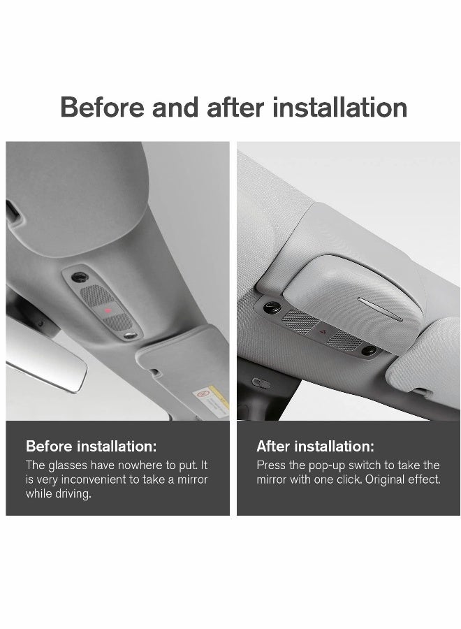 Sunglasses Storage Case for Tesla Model Y Vehicle - Image 3